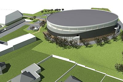 Vélodrome : vue globale - Agrandir l'image (fenêtre modale)