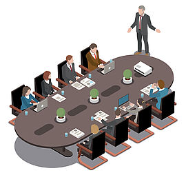 Impression Illustrations executif communautaire