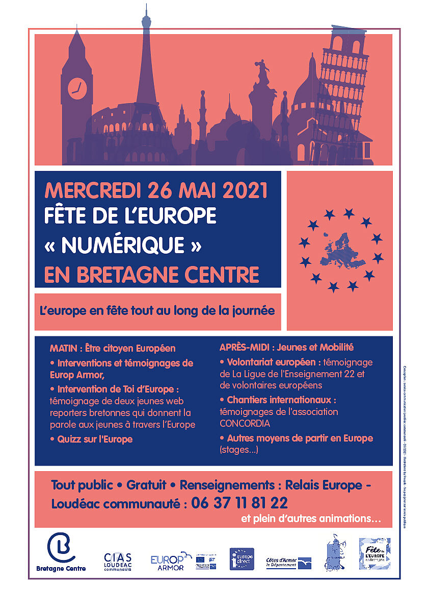 Affiche Fête de l'Europe 2021 - Agrandir l'image (fenêtre modale)
